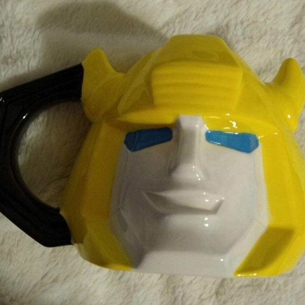 Yellow and Black Character Mug